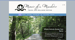 Desktop Screenshot of memoirofameanderer.com